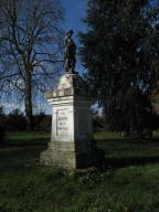 monument commémoratif dédié à Emile Lefèvre et statue (petite nature) : l'Automne