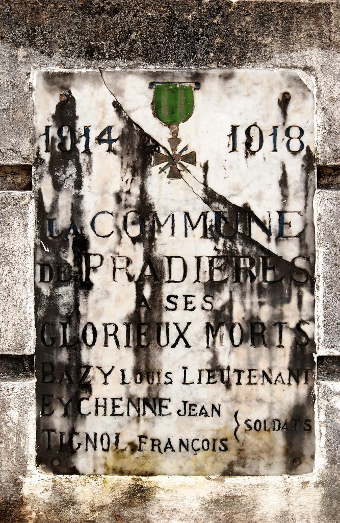 monument aux morts de la guerre de 1914-1918