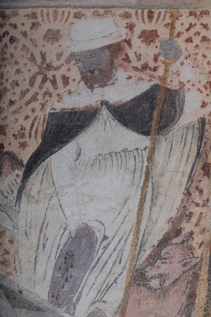 Les peintures monumentales de la chapelle nord