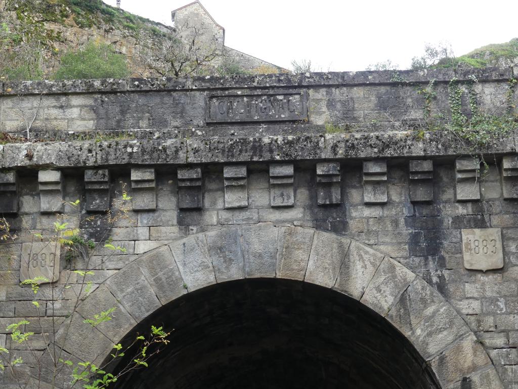 tunnel ferroviaire, dit souterrain de Calvignac