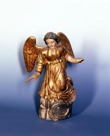 ensemble de 2 statues : anges adorateurs