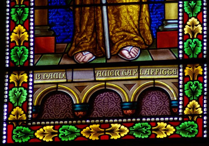 verrières de l'église de Ganges