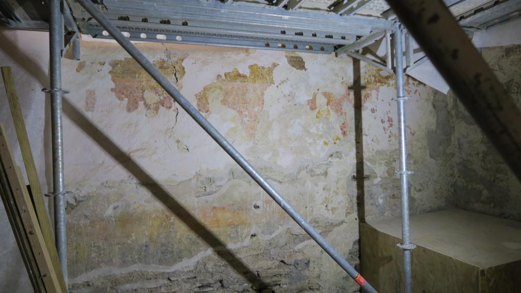 Les peintures monumentales de la chapelle nord