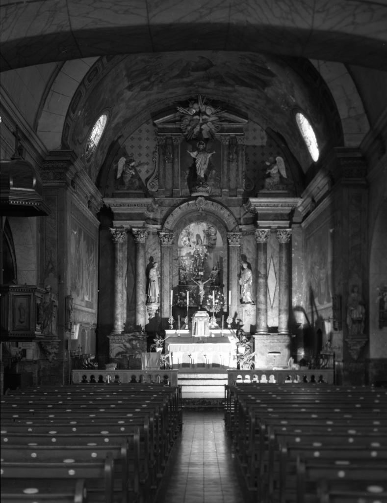 retable architecturé de saint Vincent