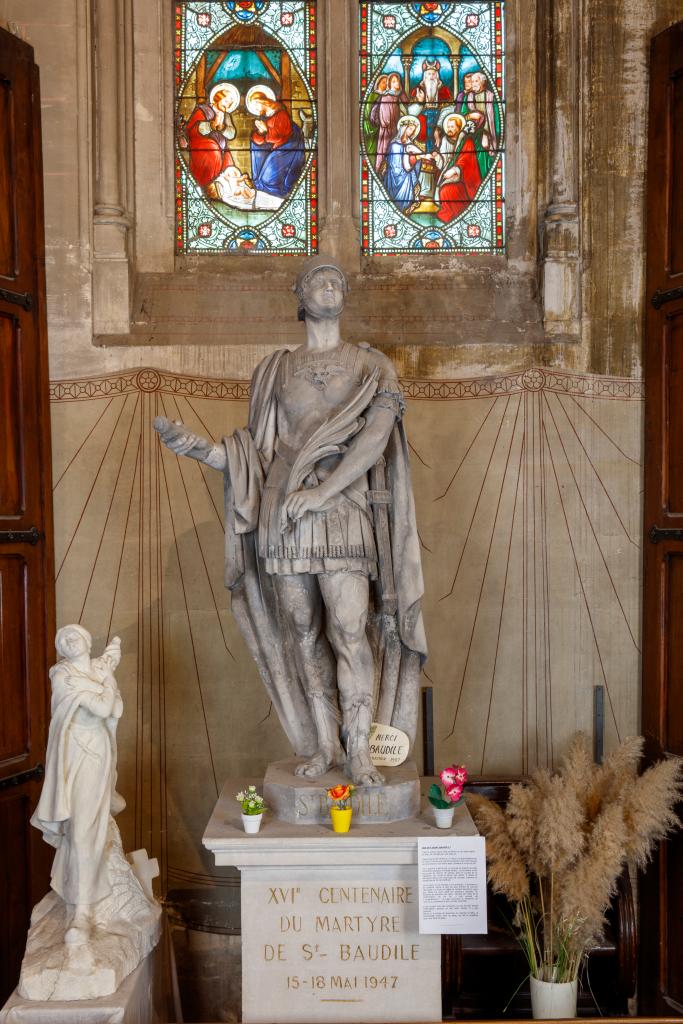 statue : saint Baudile