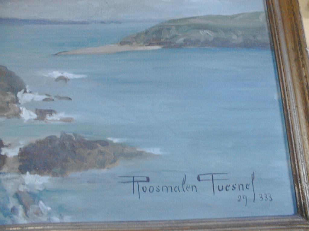 tableau et son cadre : Les Remparts de Saint-Malo
