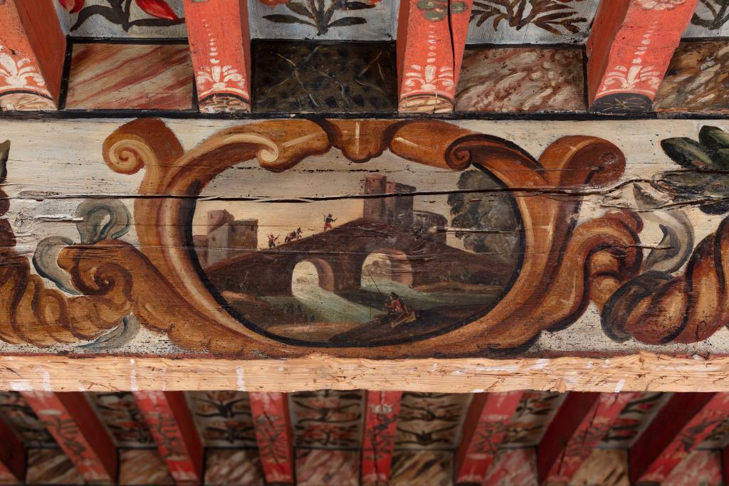 ensemble des peintures monumentales du château