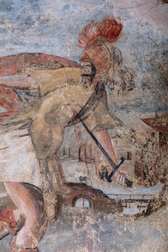 Les peintures murales du studiolo