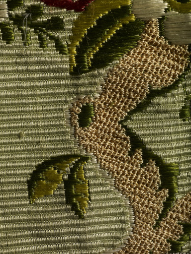 chasuble verte avec étole, manipule et bourse de corporal