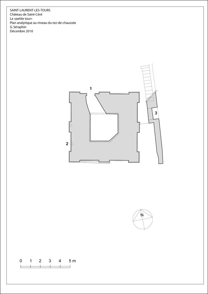 château fort, dit "Tours de Saint-Laurent"