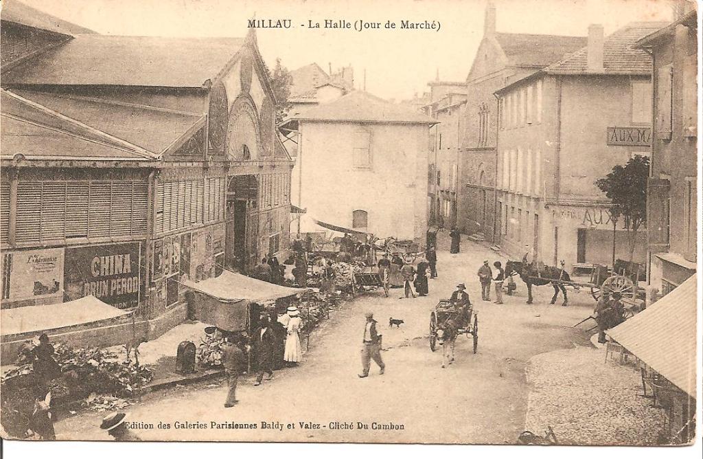 marché couvert : halle