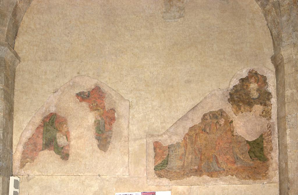 ensemble des décors 15e de la nef : peinture monumentale
