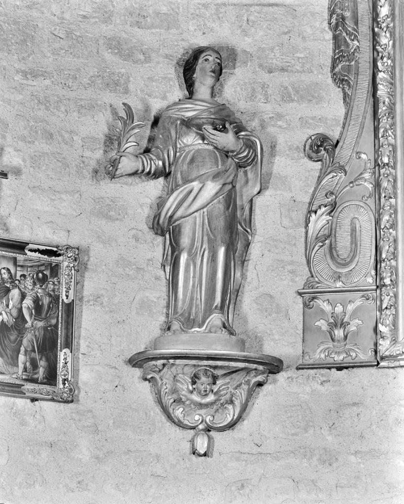 statue : sainte Luce