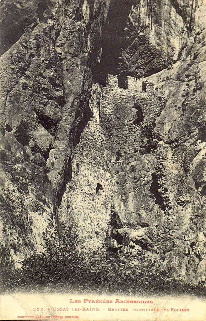 grotte : spoulga d'Ornolac dite aussi de Bethléem