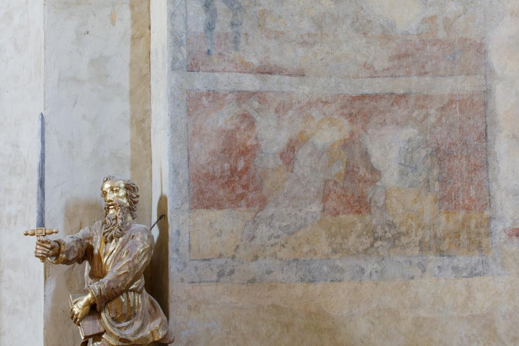peinture monumentale de l'abside