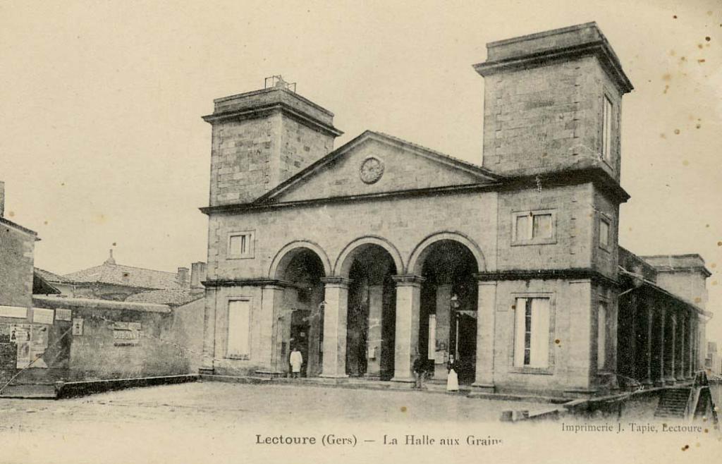 marché couvert : halle