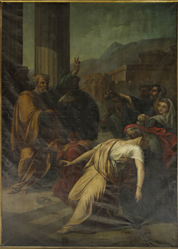 ensemble des sept tableaux du choeur
