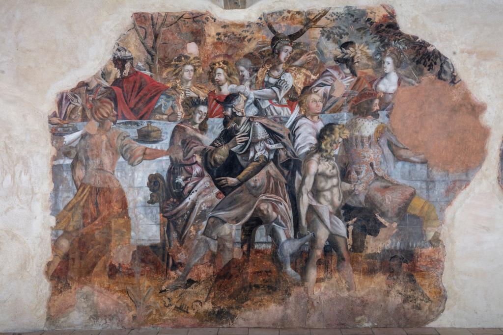 Les peintures murales du studiolo