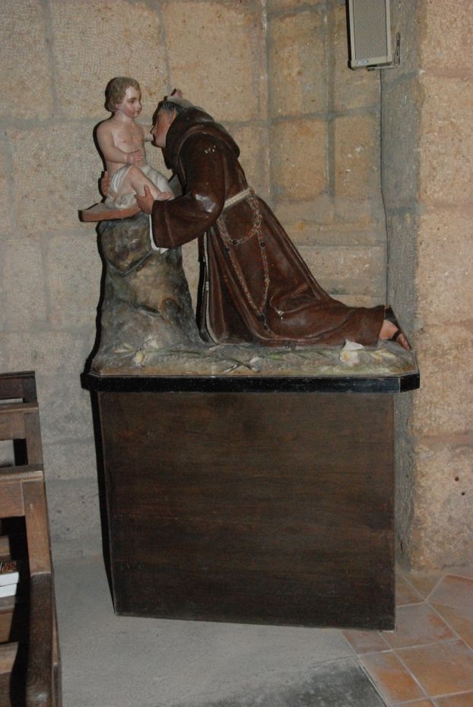 statue saint Antoine de Padoue et l'Enfant Jésus