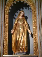 statue (petite nature) : Vierge de l'Apocalypse