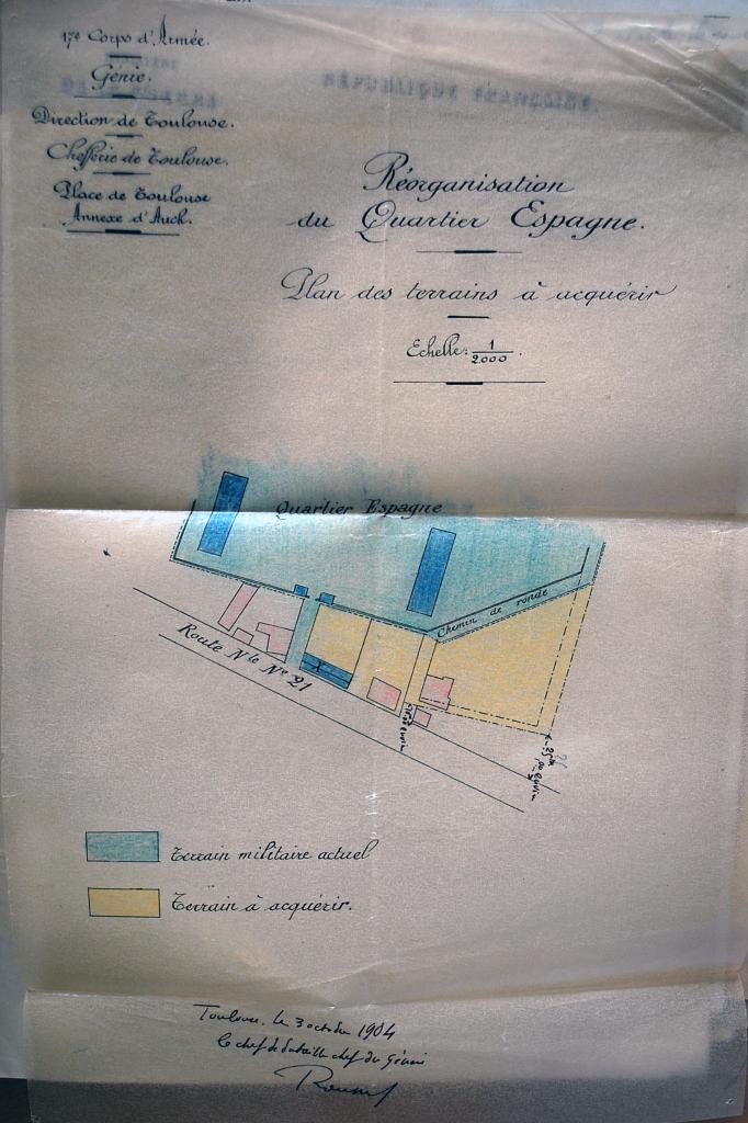 Quartier de cavalerie Henry, puis Quartier de cavalerie Espagne, Caserne d'artillerie et Centre d'Instruction du service de l'Intendance