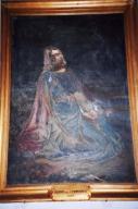 ensemble de 2 tableaux et leurs cadres : Le Christ au Jardin des Oliviers, Calvaire