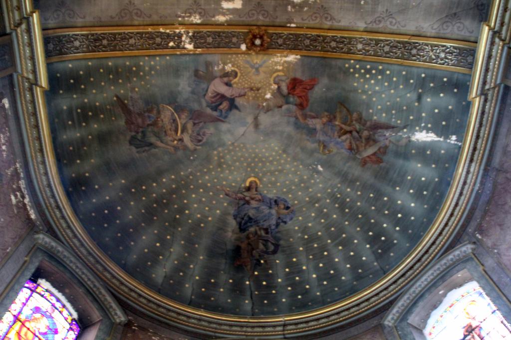 ensemble des peintures murales de la chapelle de l'Hôpital Narbonne-Pelet