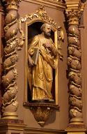 paire de statues (figures colossales) formant pendant : Saint Pierre, Saint Paul