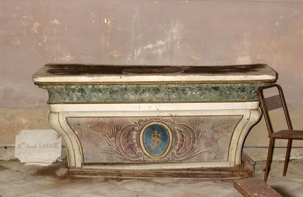 autel (autel secondaire, autel tombeau) de saint Etienne