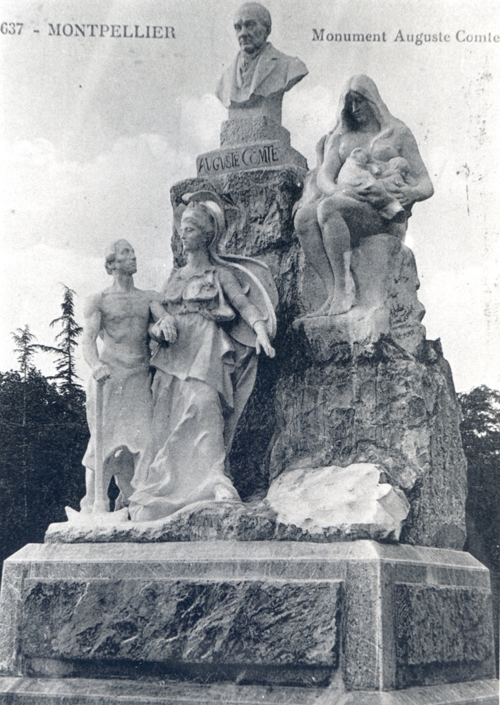 monument (monument commémoratif), d'Auguste Comte