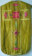 chasuble or avec étole et manipule