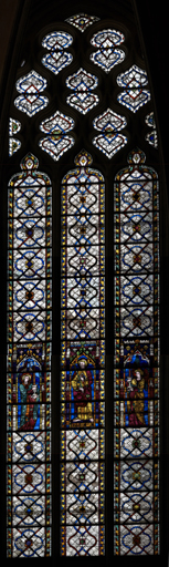 verrière N°1 de l'ancienne cathédrale de Narbonne