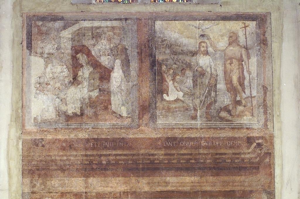 peinture monumentale de la vie de saint Jean-Baptiste