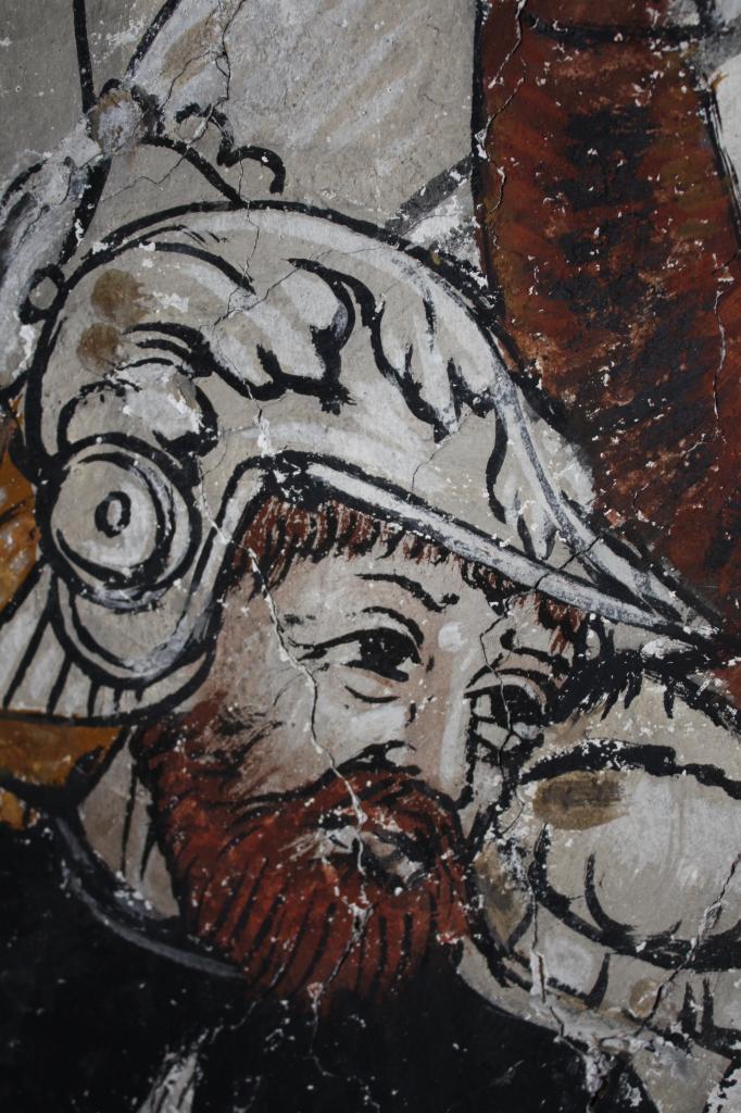 peinture monumentale de la voûte de la nef