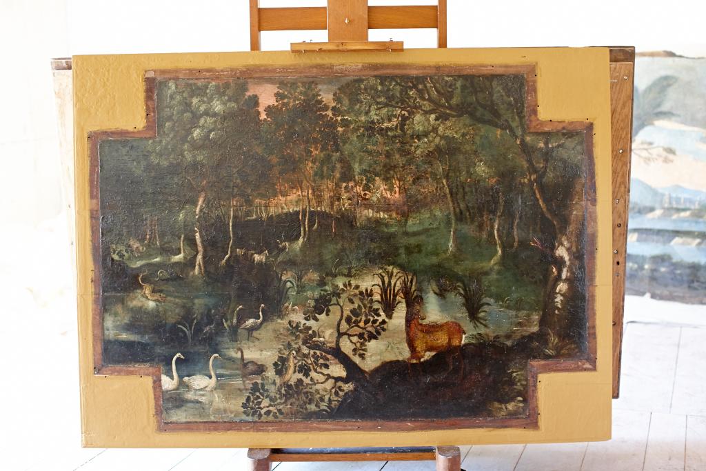ensemble des peintures et boiseries des salons de l'ancien collège Champollion