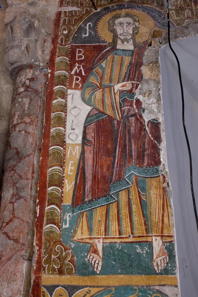 peintures romanes du choeur