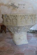 fonts baptismaux (cuvette des fonts baptismaux)