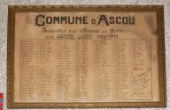 tableau commémoratif de la guerre de 1914-1918 et cadre