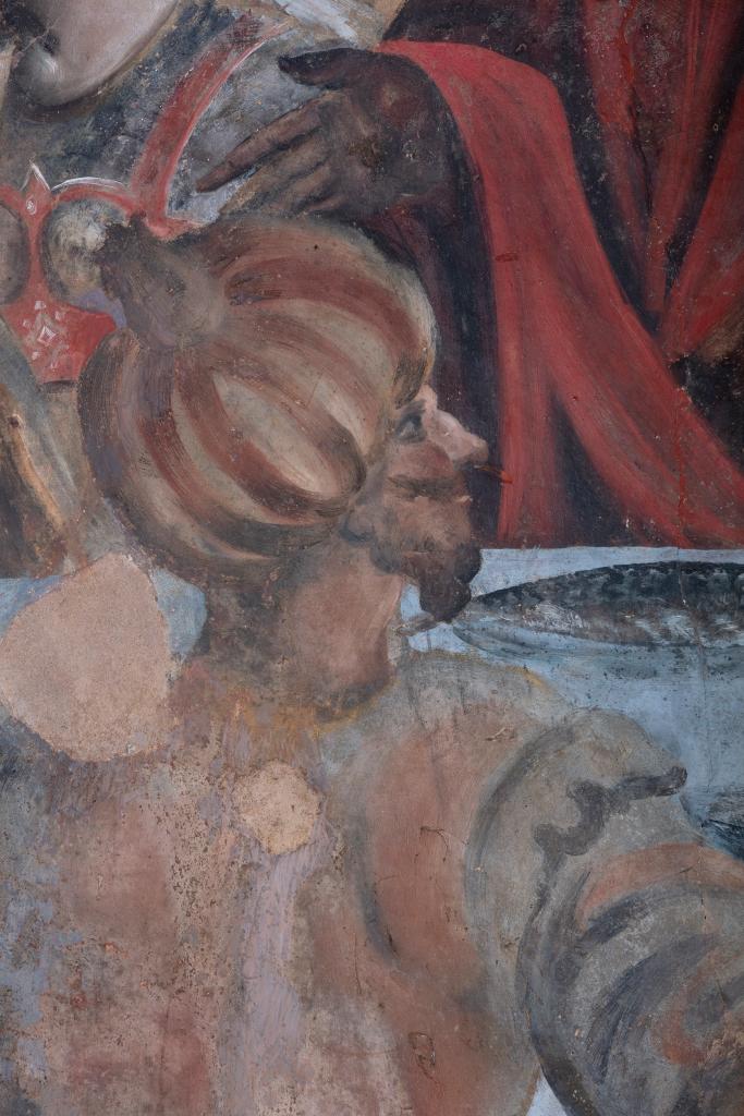Les peintures murales du studiolo