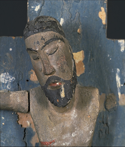 croix de procession : Christ en croix