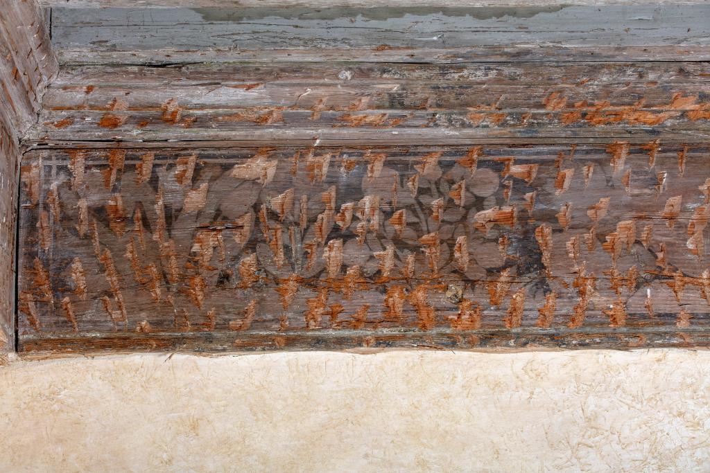 ensemble des peintures monumentales du château