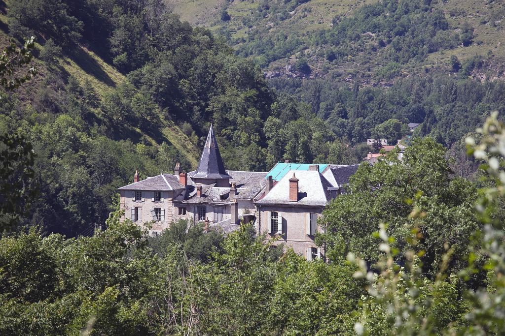 jardin d'agrément du château de Gudanes