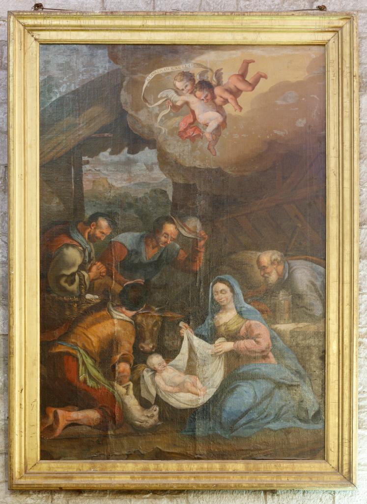 tableau : Adoration des bergers