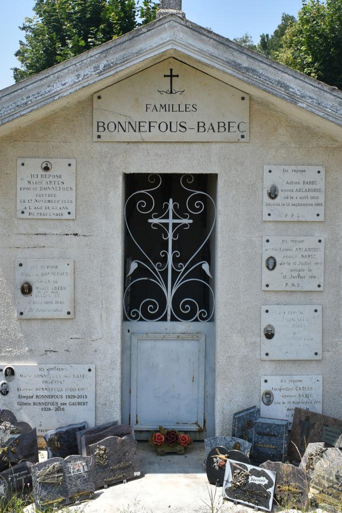 tombeau des anciens maires Étienne Bonnefous