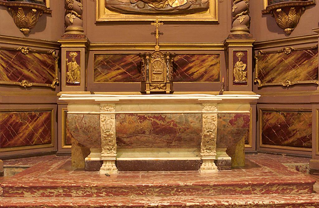 maître-autel (autel tombeau), style néo-classique