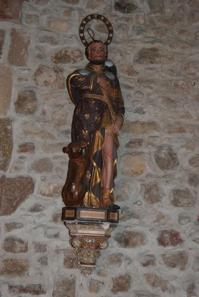 statue: saint Roch