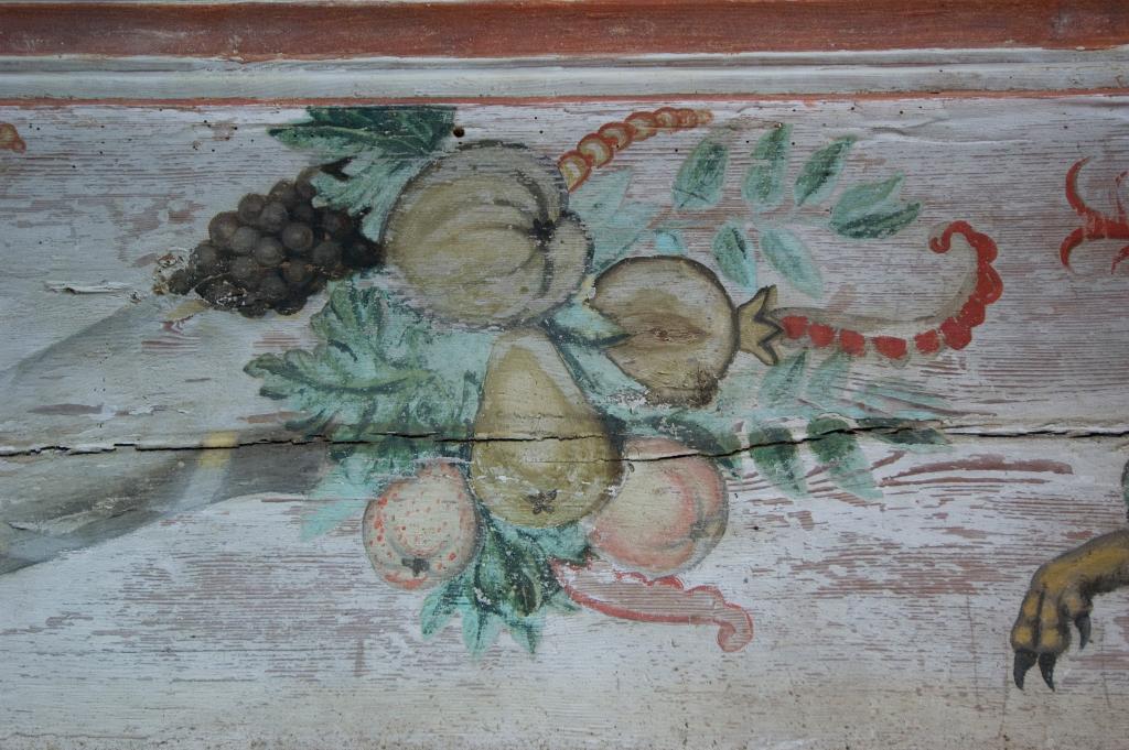 plafond peint du grand salon