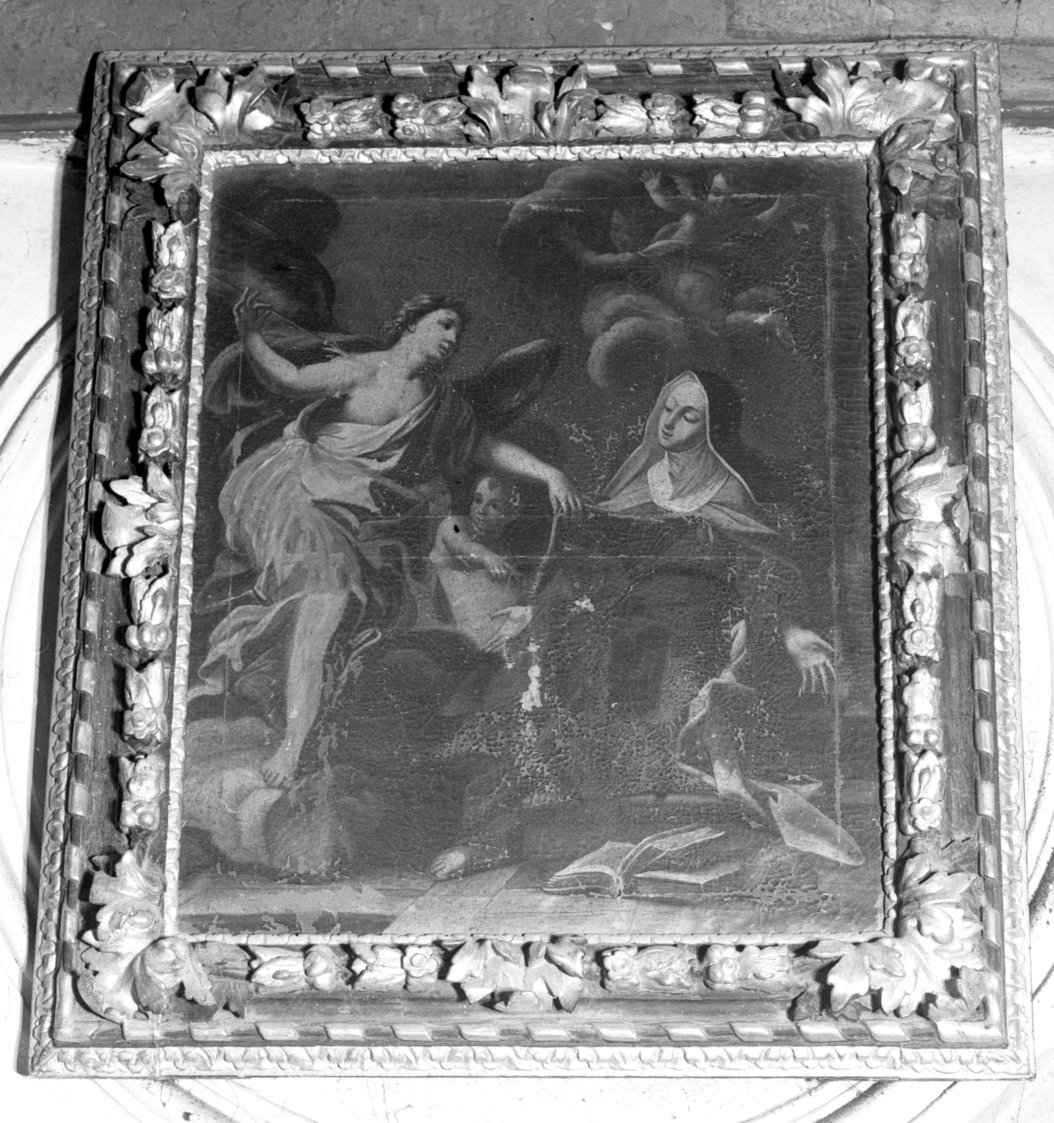 peinture de la Transverbération de sainte Thérèse d'Avila