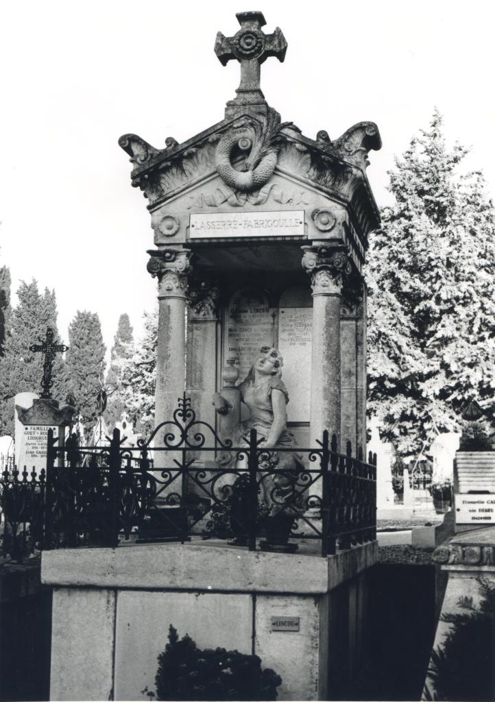 monument funéraire (monument sépulcral, n° 1), de la famille Lasserre Fabrigoulle