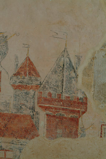peinture monumentale : Le château des chats assiégé par les rats